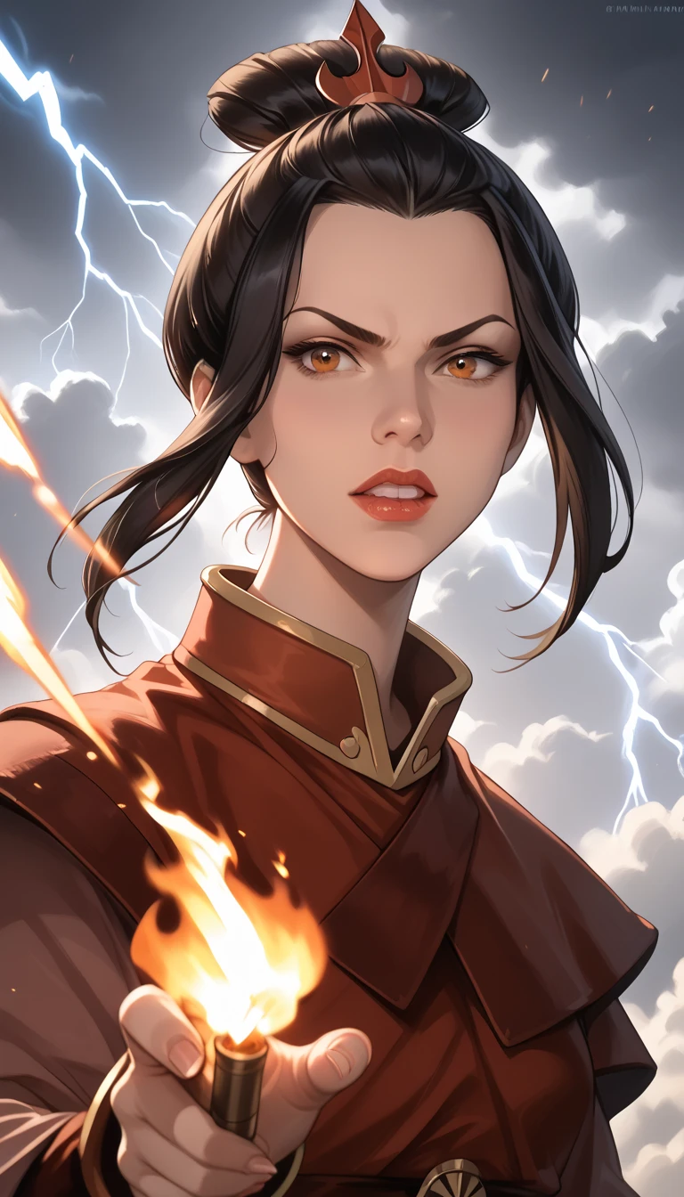 bastila_shan wielding her yellow lightsaber