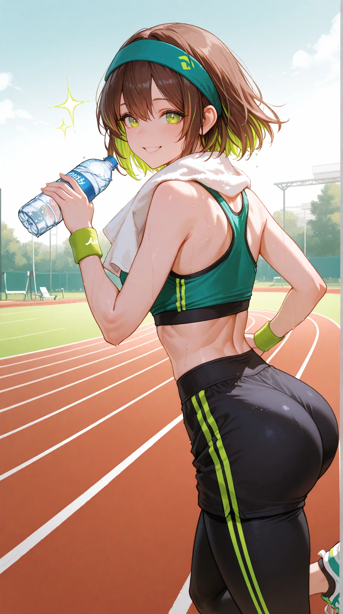 high resolution, Beautiful woman, Tanned hot girl, Blonde Hair, High Detail, Good lighting, downstream, Endless, ((Shiny wet spandex short sleeve cycling jersey)), ((Wet clothes)), ((Soaked)), ((Wet look)), Bare thighs, (((Wet myself))), (Wetting your pants), Urine stains, (Puddle), Thick thighs, Really long legs, Lipstick, Delicate face, Pretty Face, Tempting face, Aroused, Sexual arousal, (full-body shot), ((water bath))