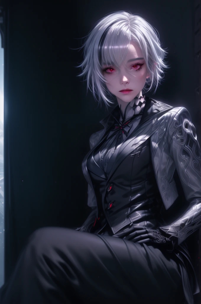 (a2:1.0),(rei_ver:1.0),1girl,short_hair,looking at viewer,sitting on a bed,masterpiece, best quality, beautiful lighting, <lyco:a2_v3:0.8>