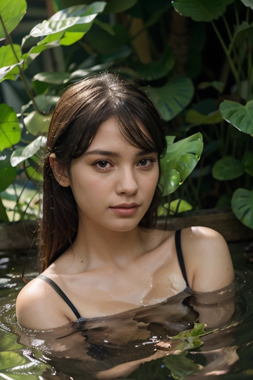 ((top-quality、in 8K、​masterpiece:1.3、Raw photo))、Super high quality photos, tropical jungle、Very beautiful Japan idols, Slim legs, Wear a see-through shirt, My whole body is wet with mud、Hair is also wet, ((lie on your back in the mud)), ((The whole body is covered in mud)), Jungle background, Stick out the tongue, (Photorealistic: 1.4), (hyper realisitic: 1.4), (Realistic: 1.3), (Smooth lighting: 1.05), (Improved film illumination quality: 0. 9), 32K, 1 girl, 20yr old, A Japanese Lady, (Quality Improvement: 1.4), (Realistic skin texture of the highest quality: 1.4), Narrow eyes, Narrow face, Fine eyes, (Strengthens the atmosphere of the body line: 1.1), (Beautiful skin texture enhancement: 1.1), Cinematic lighting、Pouring rain、the whole body is wet、Hair is also wet、(rainy wet、Wet in the rain、Wet body:1.2)、 ((lie on your back in the mud)), ((The whole body is covered in mud)), ((My hair, Face, and the body is covered in mud.)), ((Half-open lips)), ((camel's toe)). ((,protruding nipples under the shirt,))
