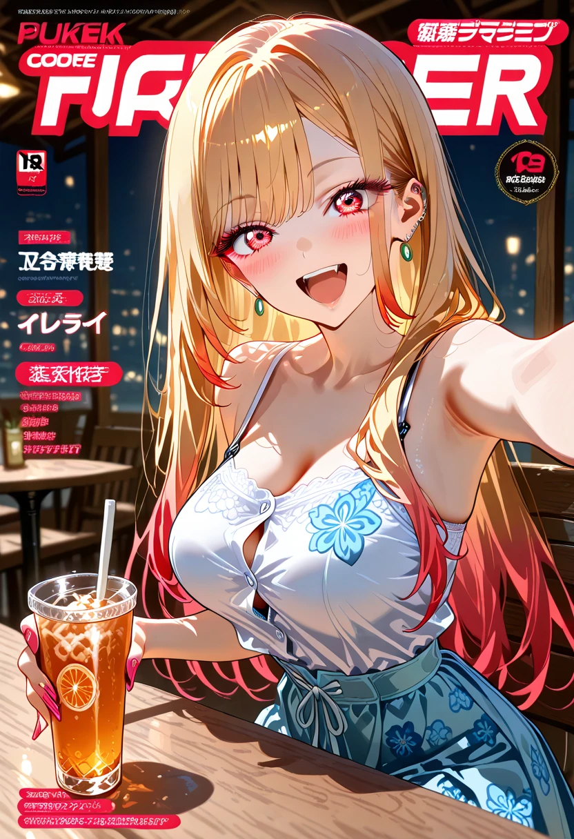 there is a woman that is standing in front of a bunch of liquor, inspired gacha club game, luxury item showcase, anya from spy x family, expensive outfit, by Kanbun Master, pixiv daily ranking, very expensive, , top rated on pixiv, thicc build, โค๐ฅ๐๐ช, pixiv style, marin kitagawa fanart