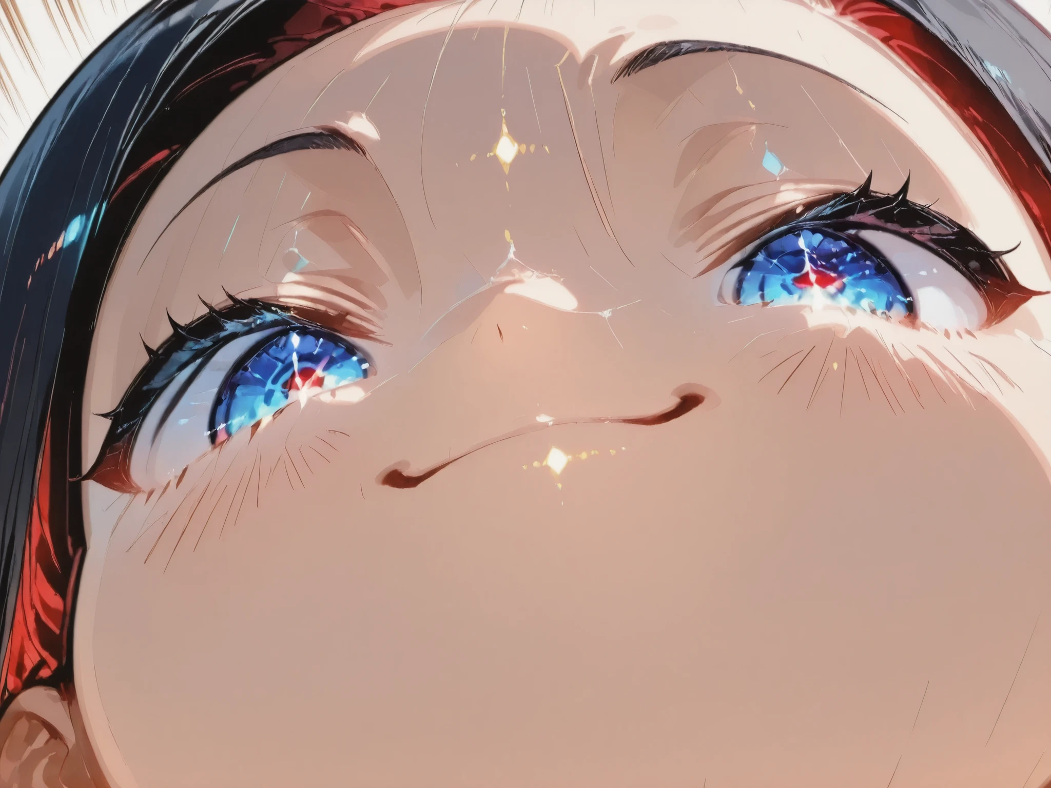 1boy\(android 17\), chibi, round face, smug smile, simplified shading, BREAK, plain white background, comic style burst lines, BREAK, front view, close-up, BREAK, ray tracing, UHD, retina, masterpiece, accurate, anatomically correct, textured skin, super detail, high details, high quality, best quality, highres, 1080P, HD, 16k