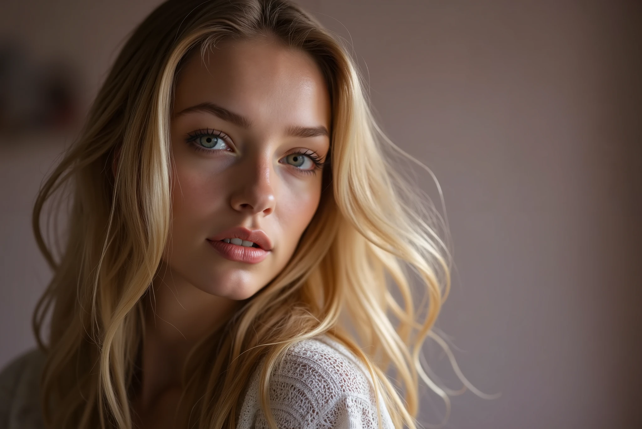 High quality and high definition photo. Young slender nice European blond woman with long hair looking at camera with serious look, gorgeous young model, beautiful young girl, very beautiful young woman, a beautiful -aged girl, beautiful blonde girl, beautiful young woman, a beautiful young woman, cute young woman, beautiful model, beautiful girl model, young blonde woman, portrait of a beautiful model, beautiful model girl, very pretty model