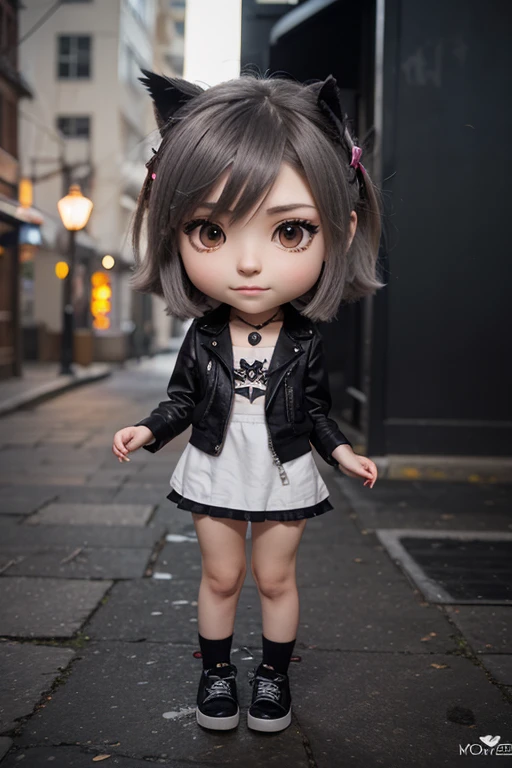 One girl, dress, Jacket, rain, Ground vehicles, Mecha, car, motorcycle, on motorcycle, Vehicle Focus, kawasaki、wheel, night, road, street, rain, city, puddle, masterpiece, Highest quality , pixel, pixelart