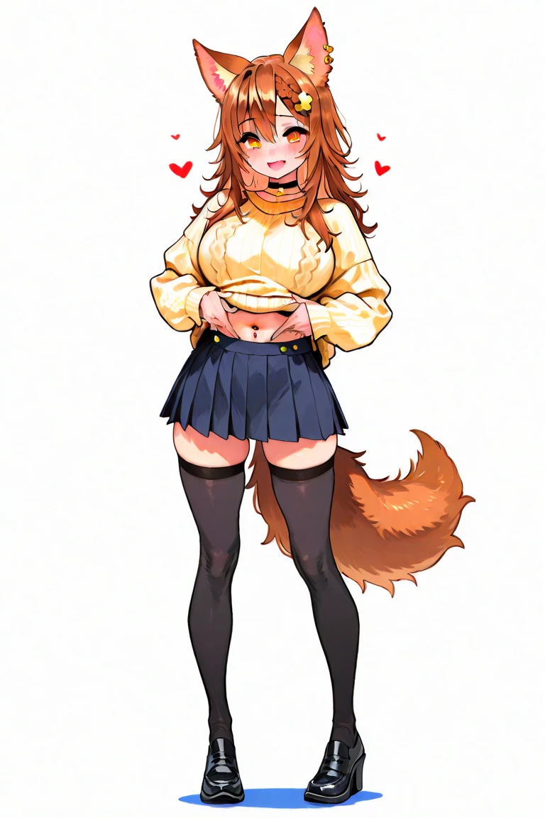 best quality,best resolution,(fluffy anthro furry :1.6),fox girl,red long hair,curvy hair,classroom,light and shadow,(white shirt),sleeveless,cross hairpin,black skirt,white stocking,glasses,ribbon hairpin,looking at viewer,horny face,horny eyes,very close eyes,full face blush,heart eyes,heart expression eyes,low angle,bend down