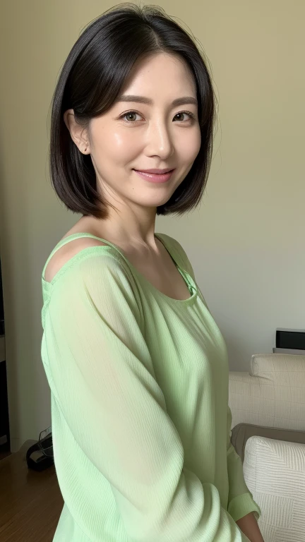 ((Highest quality)), ((masterpiece)), (detailed),Perfect Face,Japanese,Landscape Mature Woman,Upper Body