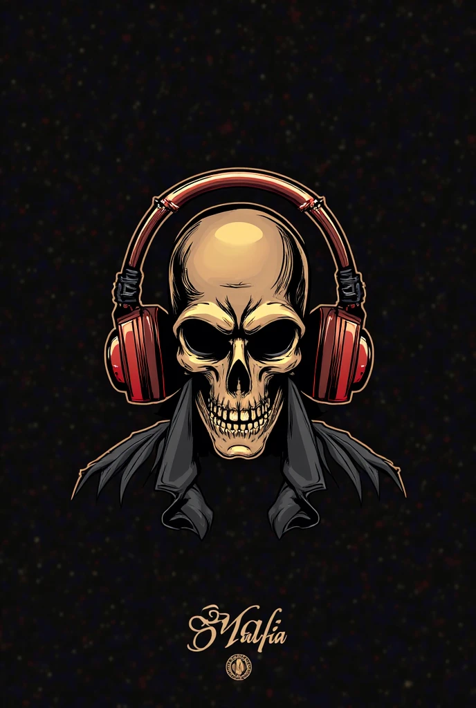 shirt print, skull, synthwave