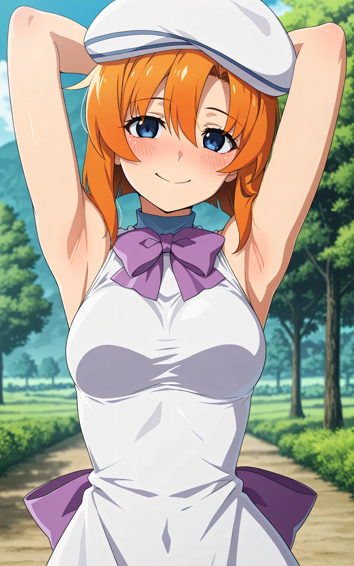 promisedNeverland masterpiece, best quality, 1girl + 1boy, green eyes, forest, nude, number tattoo, having sex with a brown boy, short hair, orange hair, tree, smile, ahoge, upper body, open mouth, outdoors, public sex, anal, cowgirl position, cowgirl sexx, anal sex, large dark penis, big penis, sex, oewnis in ass, penatration, sex