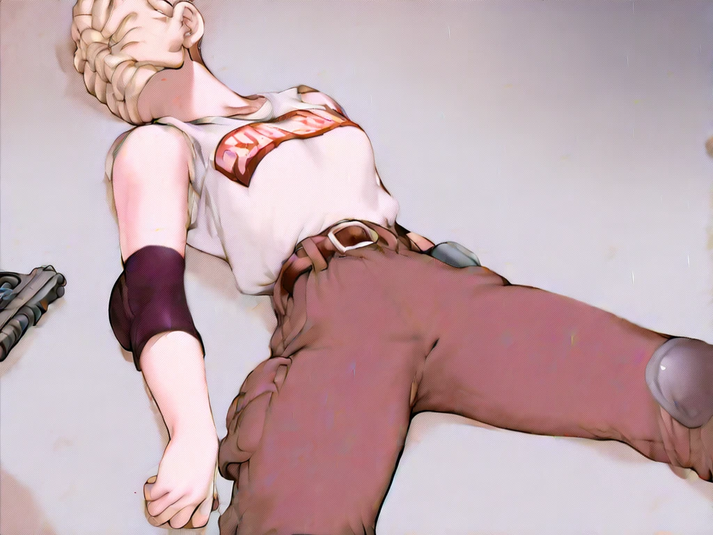 anime girl in shirt sitting on bench, sweaty abs, High Resolution Commission, OC Commission, Cudesexyrobutts, Rough Pose, 2b, 2 b, muscular girl, strong pose, From Overwatch, lean but muscular, Lola Bunny Fanart, Chun Li in gym, weak beta male, Abs, Slim and muscular, mouth ajar, nose, Fit Girl, Bea Pokemon, ((Marked abs)), (Bruises on abdomen: 2), Bruises, (((blood))), ((sweat)), steam, (Blood on abs:2), blue eyes, Black thong with orange lines, muscular thighs, Bruised abs,