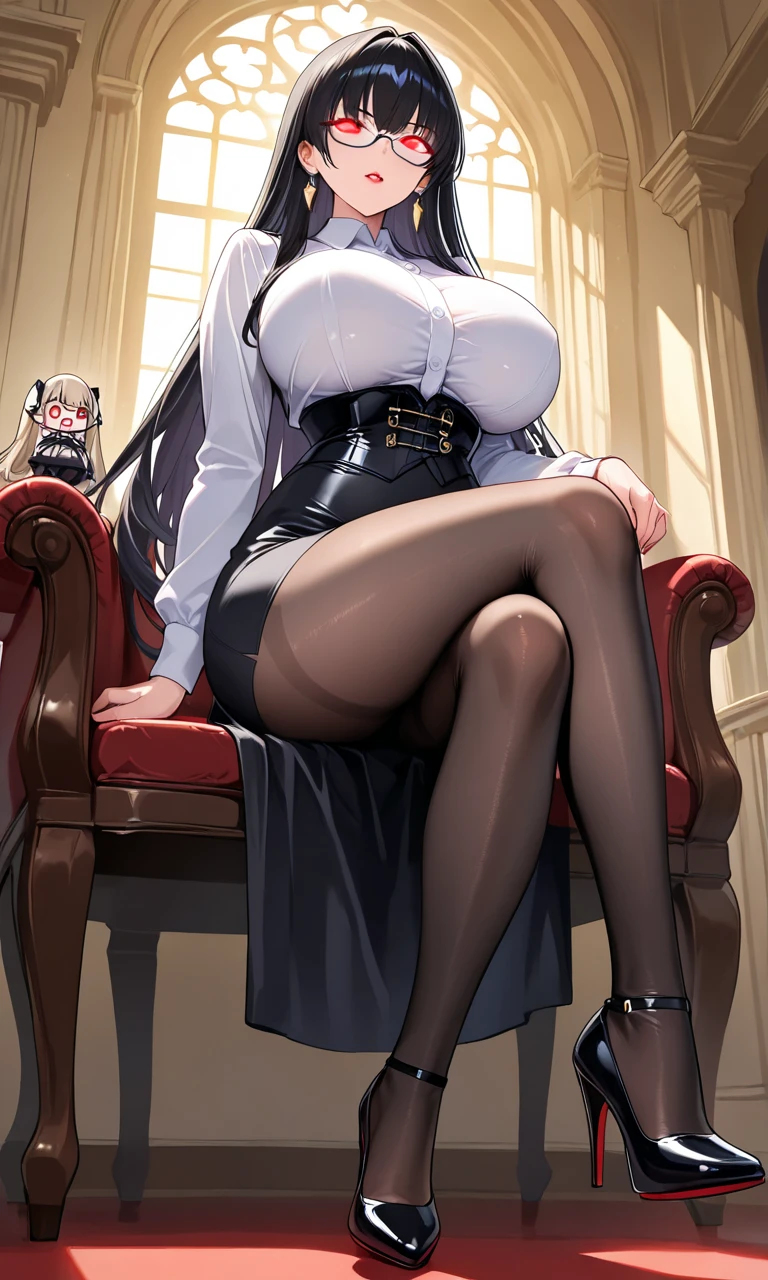 masterpiece, 最high quality, High resolution,  Final Fantasy 7、Tifa Lockhart、Black torn clothes 、Black ripped pantyhose、Dark church at night、sexy、Wearing a mini skirt、Thin legs、Big Breasts、Slim figure、high quality　CG Tone、Torn black panties、Surrounded by sadistic women、Sitting in a chair and being restrained、Black blindfold、While wriggling the body、trembling、Insert the vibrator into the genitals、Forceful spurt of clear fluid from the genitals、The women around me poured lots of clear lotion on me..、Intense orgasm moment、panting loudly、Please open your mouth wide、黒いsexyな服