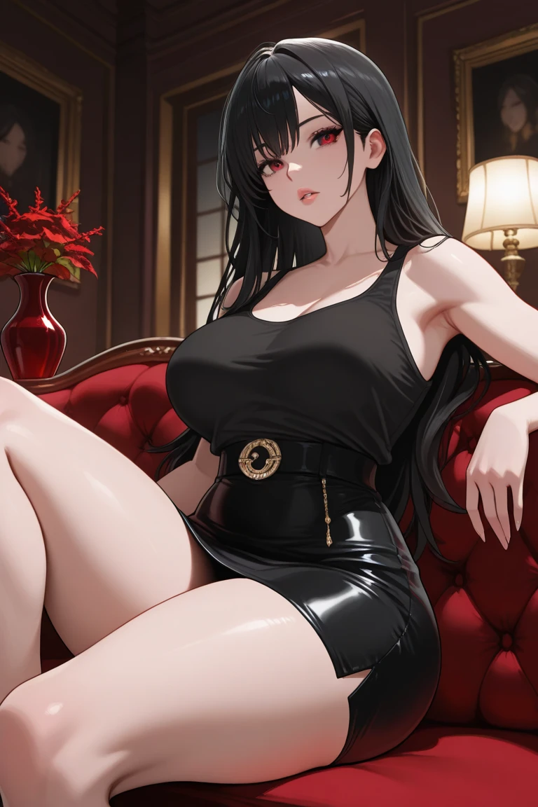 Black penis vibrator in hand, Masturbation Masturbation play,alone、Lewd face One hand lewdly touches the underwear between her legs Shy and seductive look A look of contempt Sexy Body Clear Eyes Round eyes Sit in a luxurious chair office lady Japanese women Manga illustration Beautiful and firm breasts Beautiful E Cup Breasts the body is slim Highest quality 4K Chignon Hairstyle Hair tied up Medium Long Hair Light brown black hair hair ornaments necklace Hotel with a great night view Simple Background Seductive pose garter belt Black lace stockings Earrings 派手なnecklace Fine details Beautiful anime illustrations Beautiful Face alone High resolution, One Girl, Highest quality, Attention to detail, Slightly parted lips Seductive red lips Professional, Vibrant colors, Perfect Anatomy, ideal facial features, Ideal Professional Portion Diagram, Perfectly beautiful body, Highly detailed skin, Glowing Skin, Glowing Skin, Cleavage, Captivating smile)),Sexy see-through red and black lace bra,Obscene red and black thong, (Attractive 30 year old Japanese widow,)High heels Miss Soapland Mature hot body Sitting in a luxurious chair Sparkle Effect, Anime Style, photograph, Attractive nail art Dimly lit room Window with a night view Whole body image