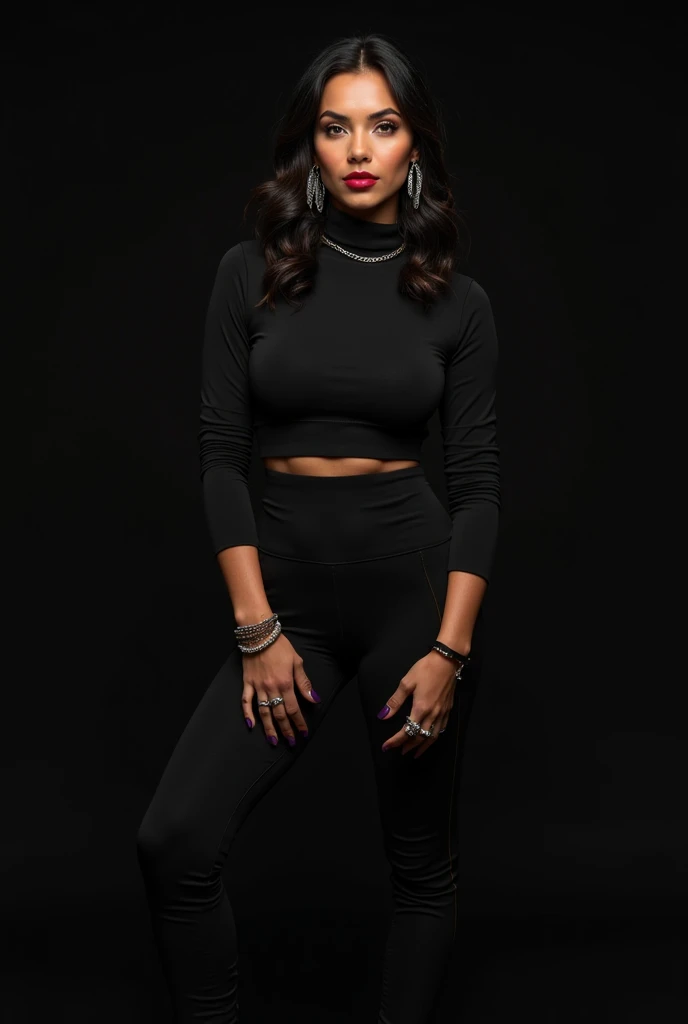 Black teenager Velvet pants Sexy