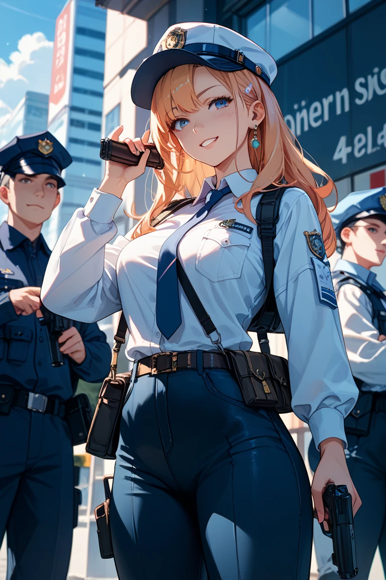 The female police officers in the whole city rounded me up