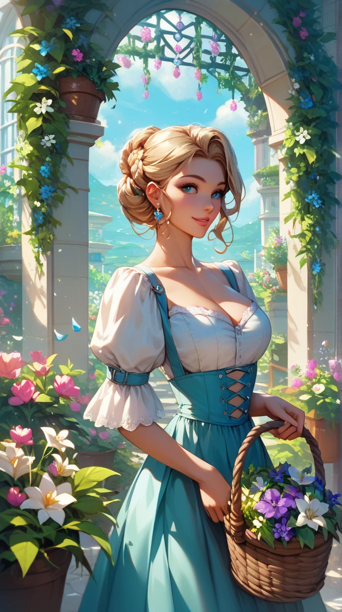 <lora:sdxl-underbust-corset:0.9><lora:sdxl-dragon-quest-sage:0.8> <region:0:512:1024:1536:7.0:0.3_LR:DQSage wearing underbust corset in +> pleasant medieval garden, bright flowers, lush grass, detailed background || <lora:sdxl-underbust-corset:0.9><lora:sdxl-dragon-quest-sage:0.8> pleasant medieval garden, bright flowers, lush grass, detailed background