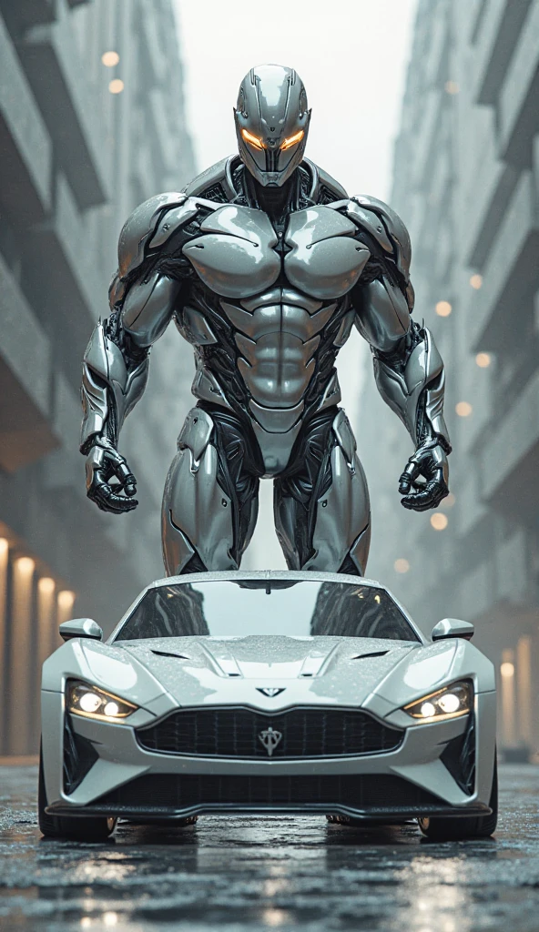 (1 girl), (megan fox:1.25), (muscular woman in black latex catsuit with huge muscles :1.25), (bulging veins:1.25), (full body pose:1.25), white skin, white hair, (perfect anatomy:1.25),  (UHD 8k:1.25), masterpiece, realistic skin texture, 85 mm art lens, f 1.2, sharp focus, 8 k high definition, insanely detailed, intricate,