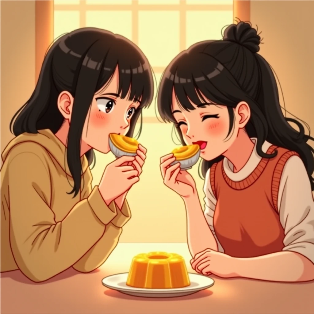 Girl, licking, icecream, melt on breast