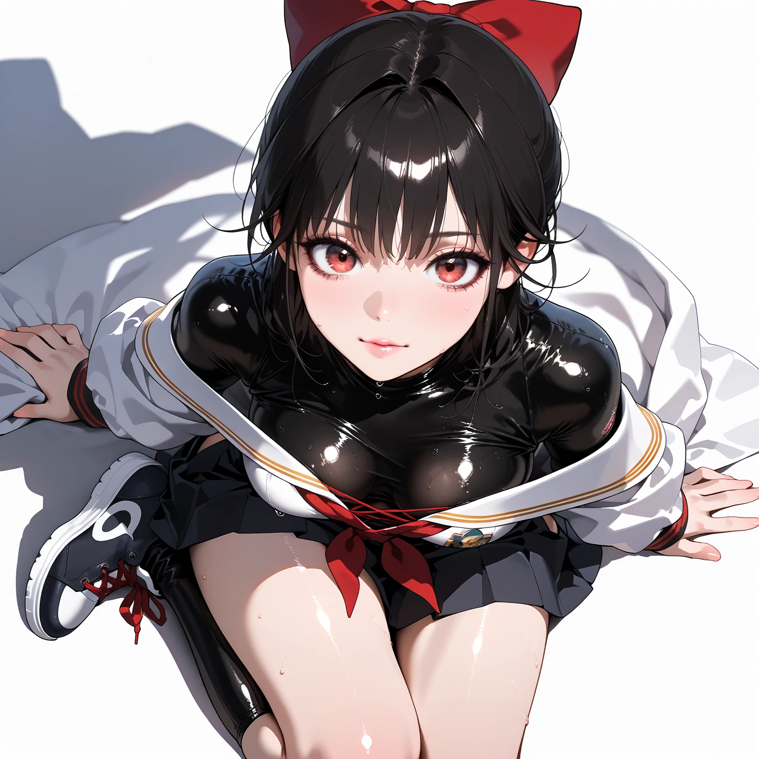 ((masterpiece,Highest quality)), Confused, Kitasan Black umamusume,   Animal ears, short hair, Striped Hair, hair ornaments, Medium chest, Horse tail, Wearing a maid outfit,  alone, Laughing with your mouth open, Looking at the audience,,((nsfw)), Squat, (((No correction))), ((lie on back, legs up high, spread legs, hold knees, vagina)), (spread pussy by herself with both hands completely:1.4), (open legs, spread legs),18 years old