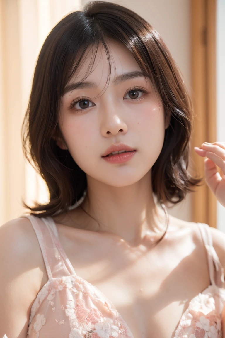 ((très gros sein:1.5))、Lourdement、poitrine légèrement affaissée、 、Belle langue、((rouges à lèvres roses))、ahe visage、jupe par le、Corps fouetté、seins brillants、Peau brillante、Qualité d’image optimale、8k、Beau dans les moindres détails、belle poitrine、、Beau visage、、Vêtements susceptibles de se déchirer、vêtements serrés、tranchant、papier peint、très réaliste、(Bob Hair)、face à l’avant、Regardez ici、beau、Contexte de la ville、bas、Matin、Lumière sur le visage、Asseyez-vous sur le lit、professionnel、Éclairage professionnel、1 femme、.RAW、Rougeur des joues、((Lingerie Jarretière Bleue))、((à quatre pattes))、fesses saillantes