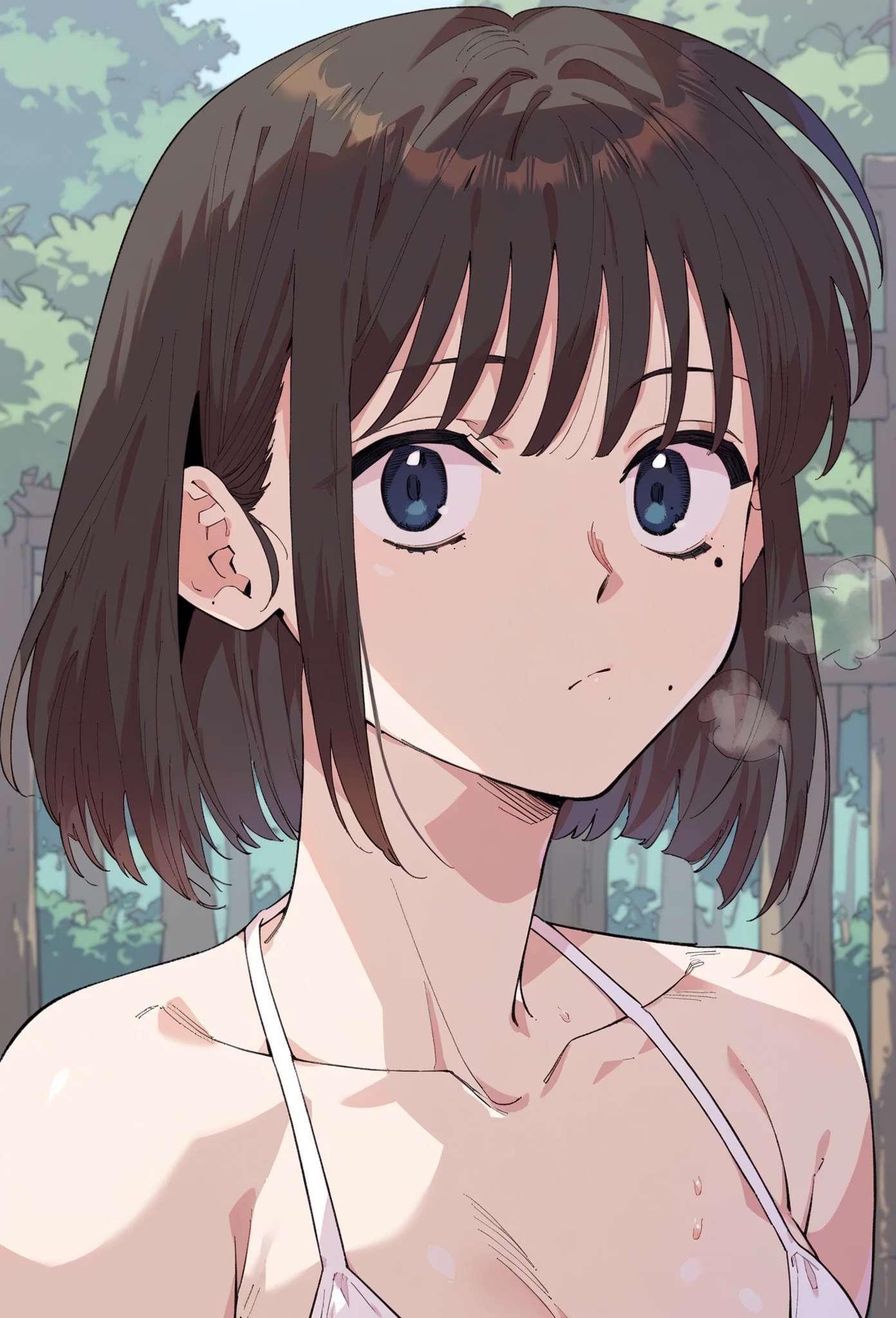 1 girl, photo assignment, model, magazine cover, beautiful model, cute, small, perfect hands, loli, chubby, chubby, chubby body, in underwear, kneeling pose, hands-free, masterpiece, full body, armpits, provocative look, ahegao, gravure model, beautiful photography, hd, perspective from above, pubic hair in sight, kobeni higashiyama,sweat drops