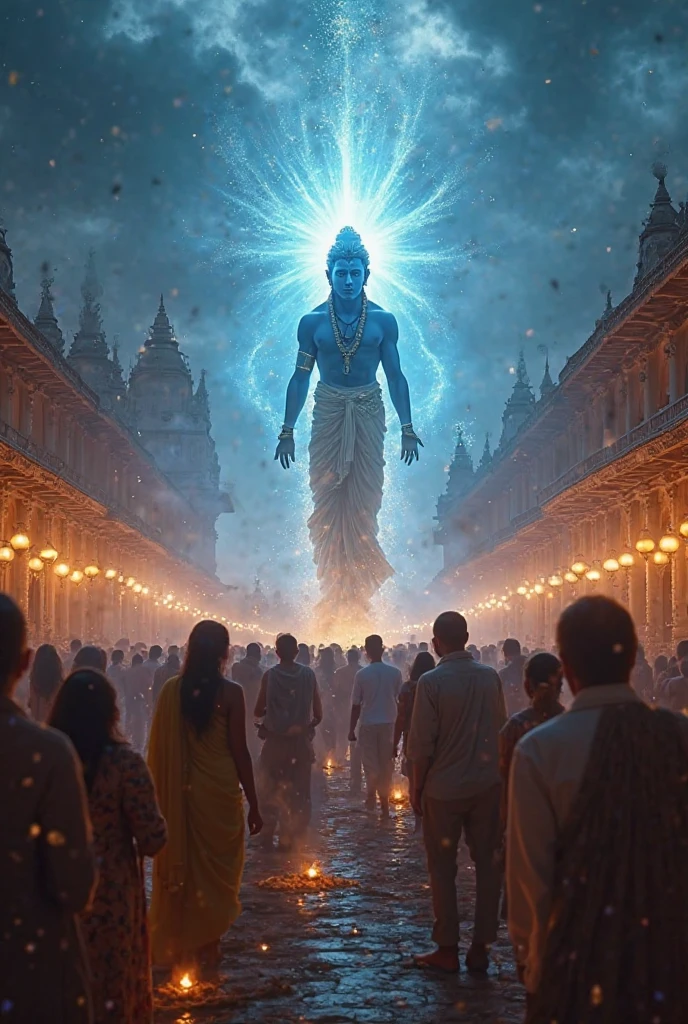 Lord Krishna show dasavatara to arjuna in bengaluru highway
