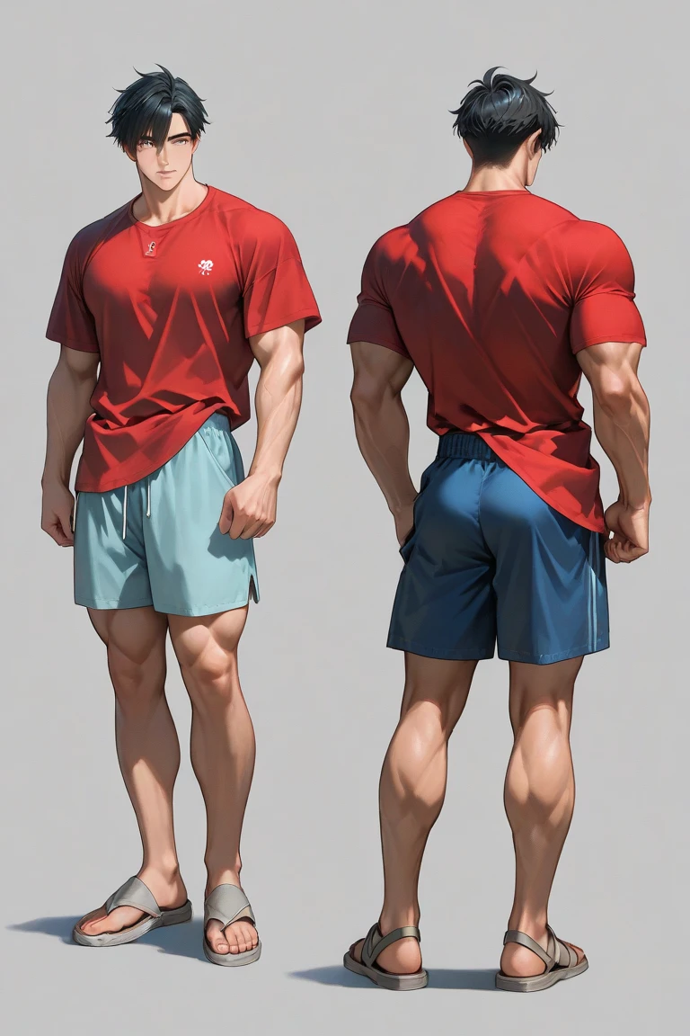a close up of a person with a shirt on and a pair of shoes, shirtless :: high detail, whole body highly detailed, full character body, body meshes, highly detailed body, realistic body structure, detailed body, accurate body features, realistic body, extra detailed body, body ribs meshes, highly detailed full body, realistic body shape, full body detailed