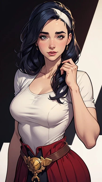 ((melhor qualidade: 1.5)) ((Obra de arte)), detalhes intrincados, foco suave, Profissional, Vida real, realistic representation of the face, dim volumetric illumination, dynamic pose, in the style of realistic and hyper-detailed representations BREAK woman (pele ultra detalhada), pale skin, (cabelo super fino),(cabelo ultra macio),(cabelo ultra liso:1.5),Franja longa varrida,preto,cabelo sobre um olho,olhos azuis, copos, preto, camiseta branca longa, lisa e sedosa, defined hair down to thighs, (camisa branca, parte inferior do corpo nua, torn, camisa rasgada no meio do peito, no underwear, capas de camisa fotorrealistas, hiper-realista, 8K