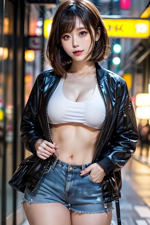 1girl, south korean, wearing nothing, bottomless, ponytail, platinum blonde hair, bangs, drill hair, shy looks, cute face, golden eyes, (freya jkt48 likeness:1.4), sensual pose, (walking on street in the night:1.3), (hand on breast:1.3), (small and sagging breast:1.3), bare breast and body, exquisite details, captivating beauty, confidence, elegance and charm, all eyes on her, desirable, irresistible temptation, sultry mood, enticing allure, sizzling sensuality, enticing curves, feminine grace, teasingly erotic, captivating slim body, naughty innocence, forbidden desire, unrestrained passion, creamy complexion, inviting gaze, bewitching smile, curvaceous silhouette, perfect hand, playful imagination, intimate moment,
masterpiece, best quality, intricate detail, realistic, photorealistic, 4k, high contrast, real life,