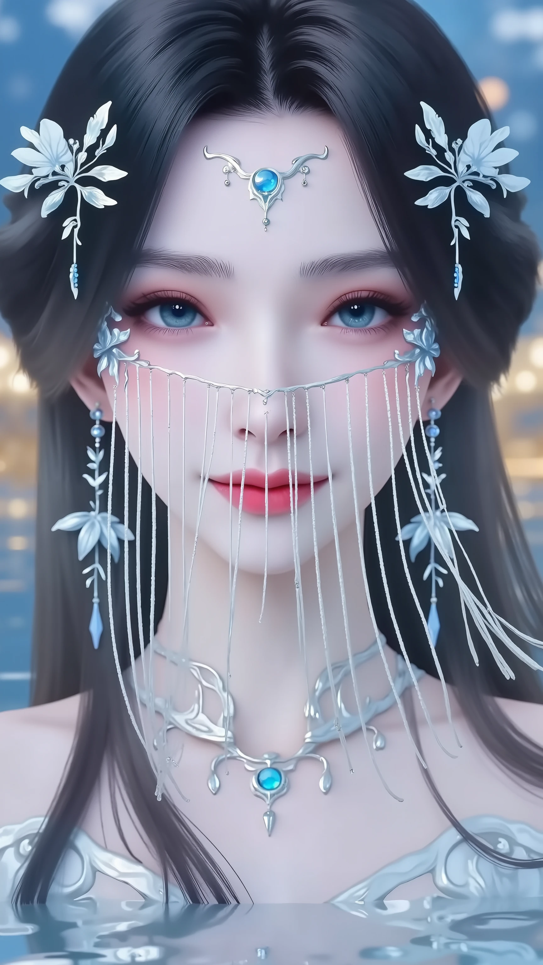 there is a woman with a very large breast and a very pretty dress, artwork in the style of guweiz, guweiz, beautiful character painting, fantasy art style, inspired by WLOP, 8k high quality detailed art, digital fantasy art ), the style of wlop, fantasy concept art portrait, fanart best artstation, digital 2d fantasy art