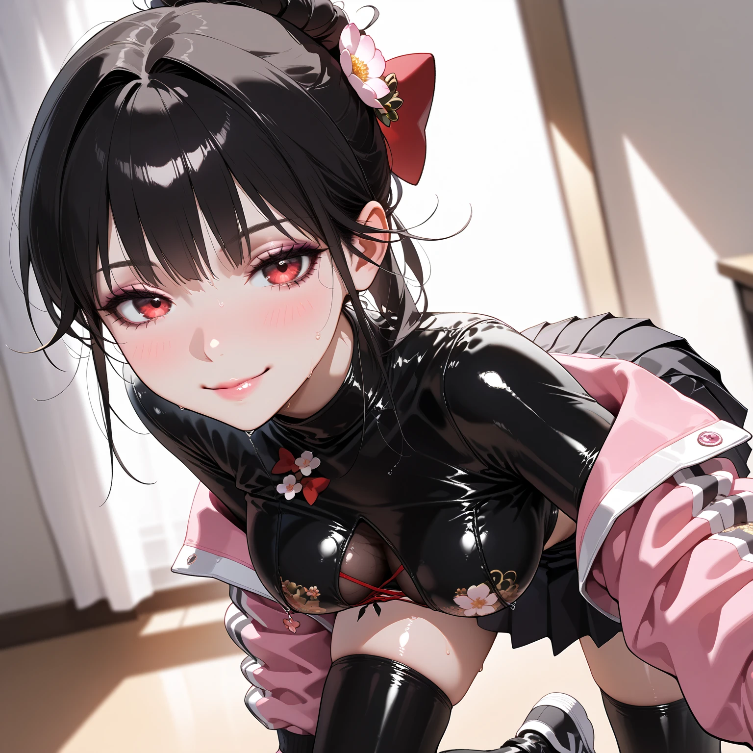 (masterpiece,Highest Resolution,4K High Resolution,Crisp image quality,Ultra HD,Detailed Hair(Realistic KID:1.2),Cat ear,Red Headgear,blush.Full of sperm,Realistic vagina,((Full of sperm))(Shot up close:1.2)(Determined skin)((An eye is a heart)(((Oral rape situations,Scene with penis in mouth:1.2)))Cock Oral,Cock Oral,(((Male cock vacuum oral cumshot,Women and men)))