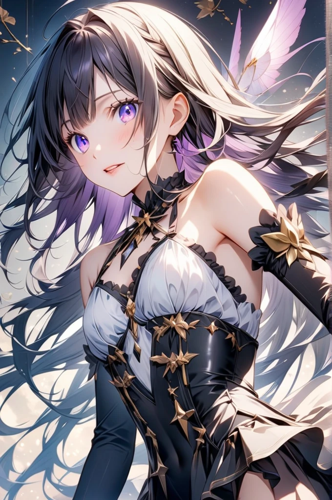 ((highest quality)),(ultra high resolution),(Super detailed),(detailed description),((best CG)),(best work of art),super precision art,amazing drawing art,(Art with precise details:1.5), dark moon、personification of destruction、unparalleled power, Break the precept,ruthless、inorganic