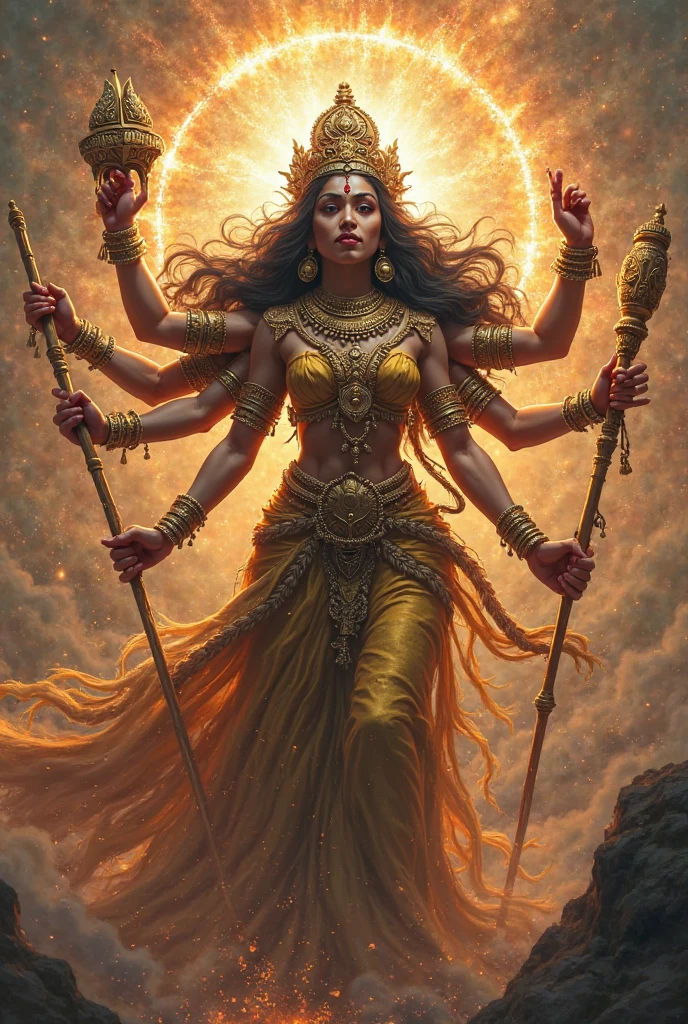 देवी दुर्गा ने महिषासुर के खिलाफ एक भयानक युद्ध छेड़ दिया। यह युद्ध कई दिनों तक चला, जिसमें महिषासुर ने कई रूप धारण किए। लेकिन अंततः, देवी दुर्गा ने अपने त्रिशूल से उसे मार गिराया।