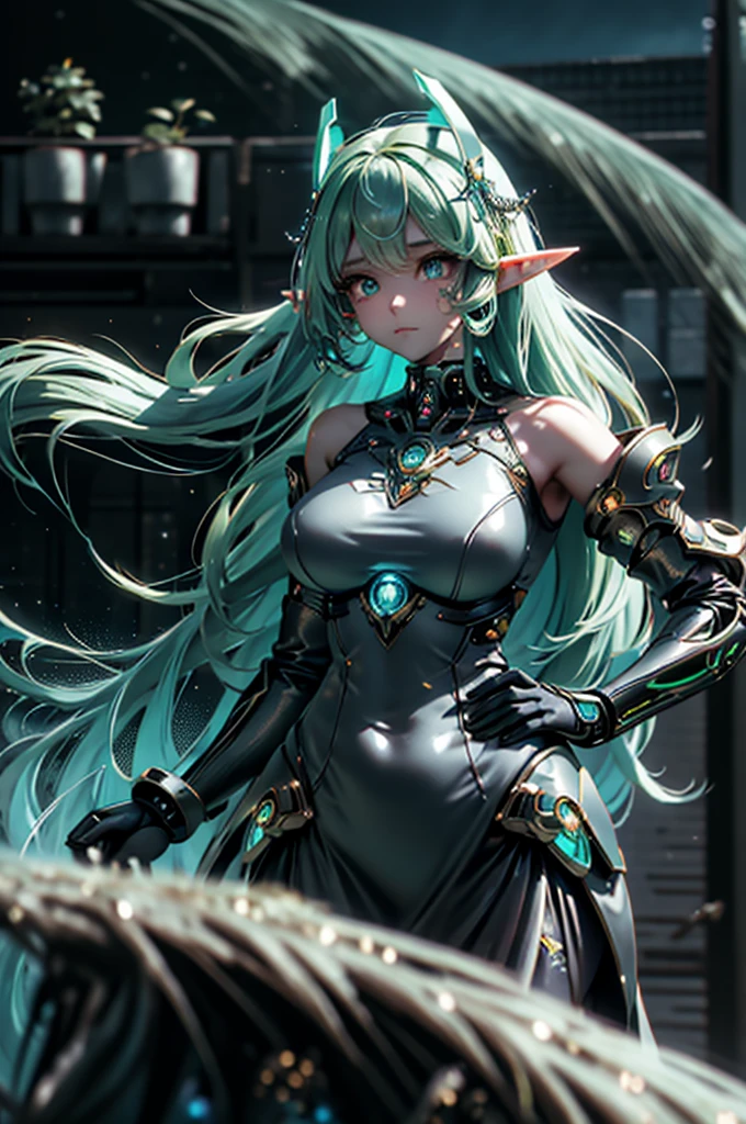 (nsfw),very sagging breasts,The whole body is beautiful and gorgeous Final Fantasy style bunny and human-like, clean detailed faces, intricate clothing, analogous colors, Glowing shadows, beautiful gradients, depth of fields, CLEAN IMAGE, High quality, high detailing, High Definition, Luminous Studio graphics engine. .....Queen Shadow has a sleek and mysterious appearance, Midnight black fur and pierced emerald green eyes. She has a stylized crescent moon tattoo on her right shoulder、Her aura exudes something dark, Spooky energy. She wears a flowing black cloak with silver lining, A tight-fitting black suit that shows off its supple figure.