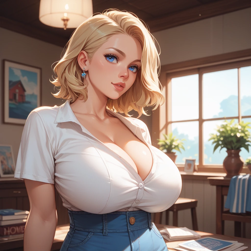 1girl in, (Solo:1.2), ((massive big big oppai breast)),((leaning forward)),onion big ass,(skin texturiced ultrarealistic),best quality, highres, best quality, highres, Background, mixed-language_SMS, Japanese letters in graffit, (beautiful and clear background:1.2),, fantastic paintings ,graffit style, olhos altamente detalhados , a white t-shir, cannabis print, Flowers, Peonies, Machi, marijuana tattoo, Loving, Eroquesis, bust, bikini of, steeply, stylishly, fashionably, ultra detailed hair, Masterpiece, Best Quality, hig quality, high-resolution, detail enhancement, ((most beautiful image in the world)), Masterpiece, Best Quality, hig quality, high-resolution, detail enhancement, ((most beautiful image ), light lavender hair, Mint hair, Shiny degraded hair, t-shirt stampa flores, wearing jeans,, art by stjepan sejic, art by j scott campbell, art by guillem march, art by citemer liu, 4k, High Resolution, comic book character, comic, high quality detailed, style of ::2.0 comix illustration style,tatoon style, hig quality, high-resolution, detail enhancement, 8K, HD, Best Quality, hig quality, high-resolution, detail enhancement, 8K, HDR, Sharp focus, Ultra Detailed, Perfect lighting, Curvy Body, Lush breasts, Curvy hips, Chic, big ass