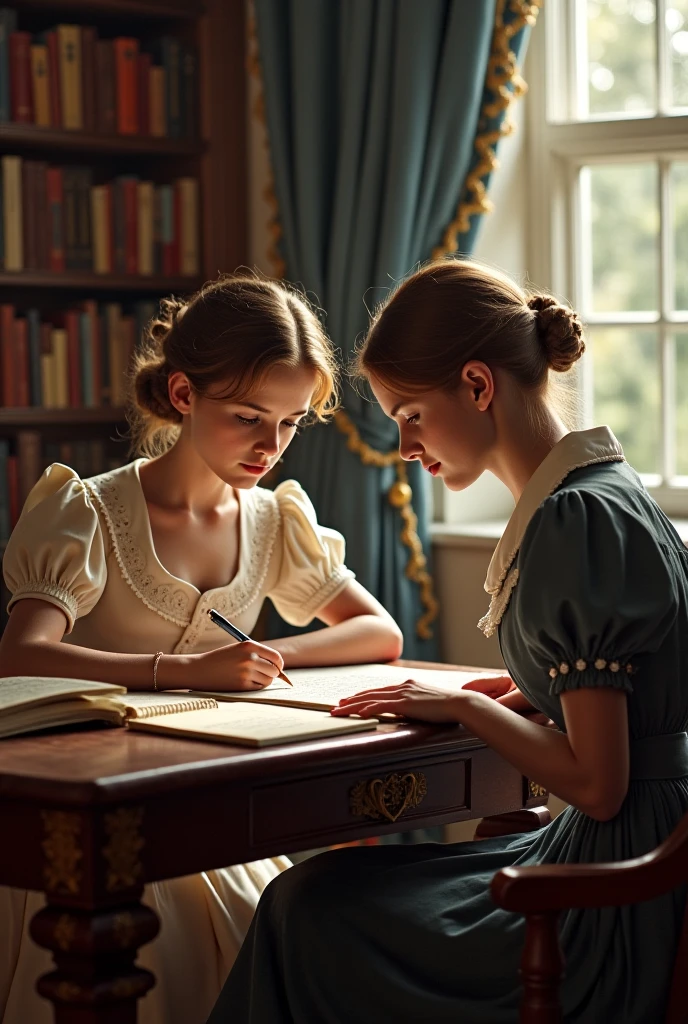 the lesson, painting by monet and Louis-Léopold Boilly and baltus , new unseen masterpiece from the artist, exquisite art --auto --s2