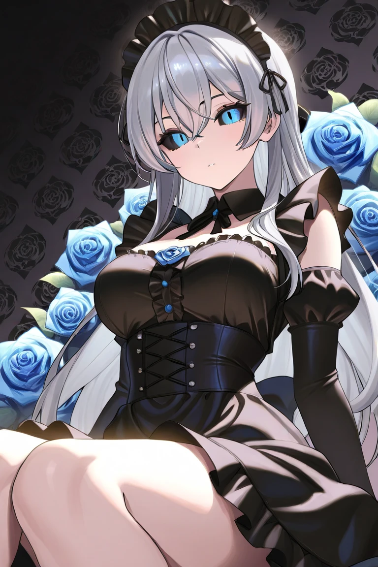 masterpiece, best quality, 1girl, Heart-Shaped_Boob_Challenge,fit body,gothic ta dress
