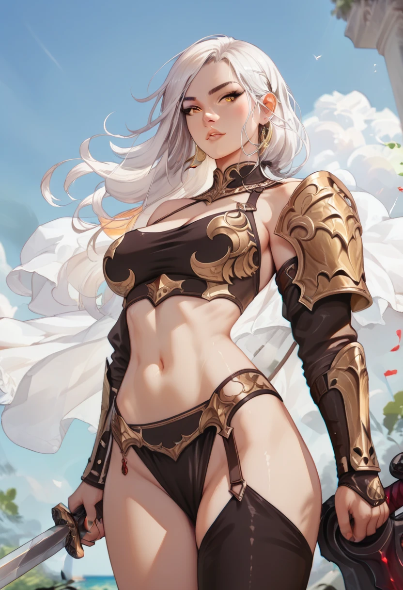 1female,9 years old,bit girl,super adorable,Small chest Thin waist,long leges,Buttock augmentation,Pornographic exposure, 独奏,(Background with:hilltop,the rainforest,in summer,Standing water on the ground,exteriors) Feel free to hairstyle,Stride,Sweat profusely,drenched all over the body,seen from the front,Silver-white hair , mostly cloudy sky,(((tmasterpiece),(Very detailed CG unity 8K wallpaper),best qualtiy,cinmatic lighting,detailed back ground,beatiful detailed eyes,Bright pupils,(Very fine and beautiful),(Beautiful and detailed eye description),ultra - detailed,tmasterpiece,)),facing at camera,A high resolution,ultra - detailed)nakeness,Wipe off panties,revealing breasts,Bare genitalia, Bulge,Camel toes,Raised sexy,Embarrassed expression,Flushed complexion,Open-mouthed,frontage,Gold Saint Seiya(Wearing:venomize,Red cape,Black pantyhose)