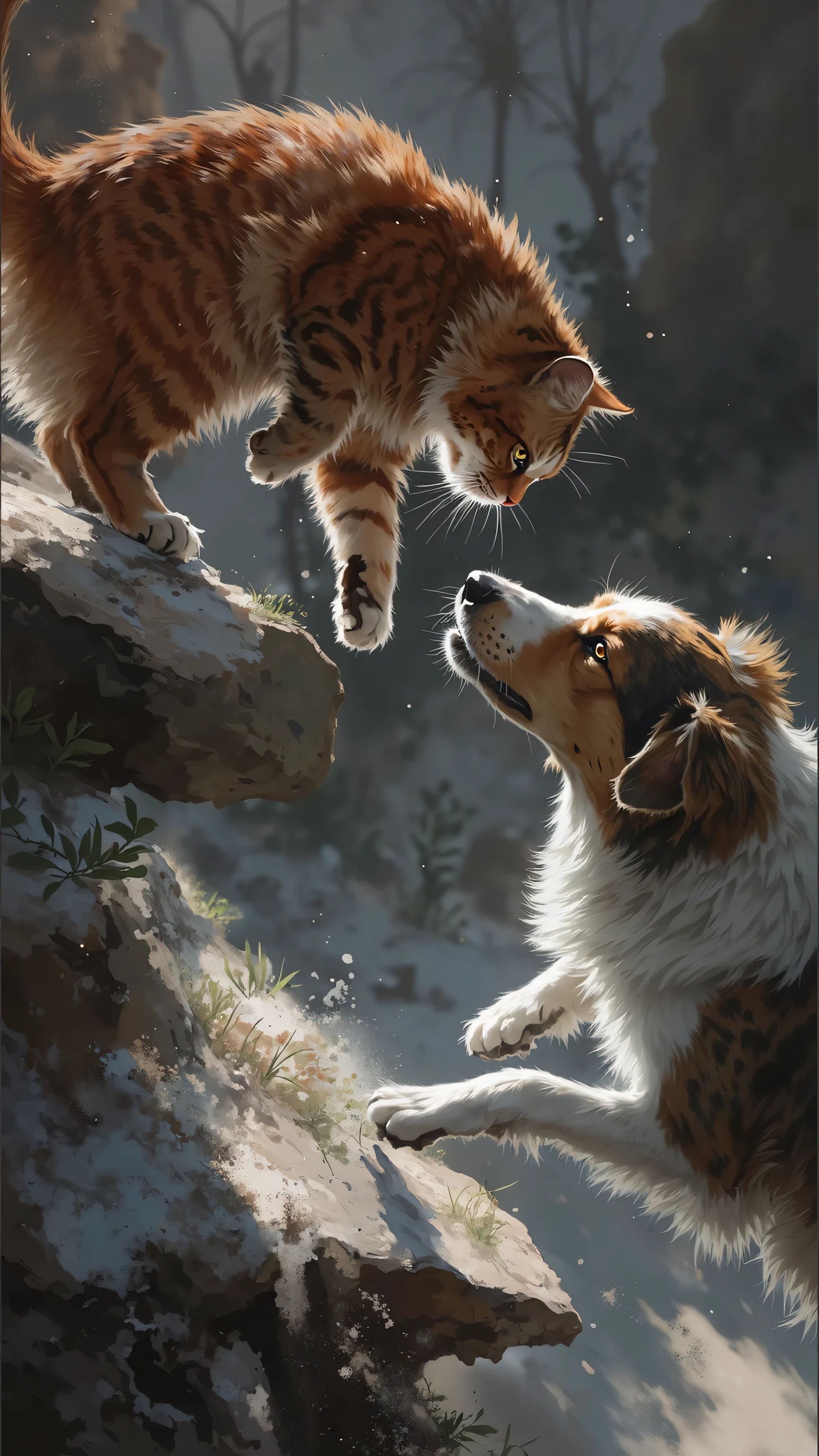 Cat and Dog Battle

