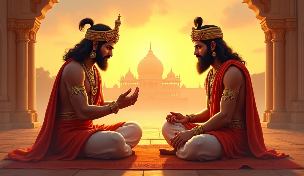 Lord anjaneyar and vinayagar facing
each other