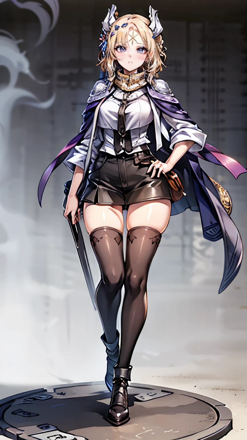 3 girls. beautiful girl standing surprised . . long legs . beautiful legs . spats. thick legs. model's body is constrained by VS . curvy body . Body Like Model . miniskirt . shorts and r . knee socks . Like a Wizard