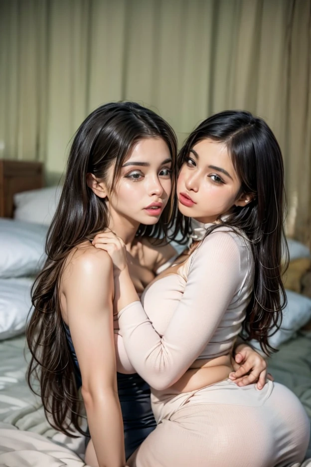 Beautiful girls with big lips