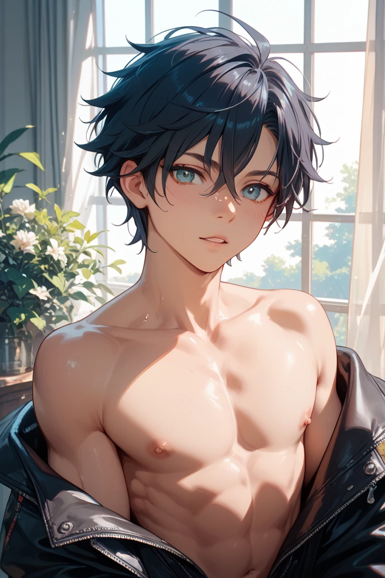 Ishimi, 1boy, shota, shota boy, young kid, bodybuilder shota, no nipples, barechested male, muscular shota, abs, muscular abs, muscular biceps, pectorals, muscular pectorals, looking at viewer, original, (masterpiece), (illustration), (extremely fine and beautiful), perfect detailed, photorealistic, (beautiful and clear background:1.25), (depth of field:0.7)
