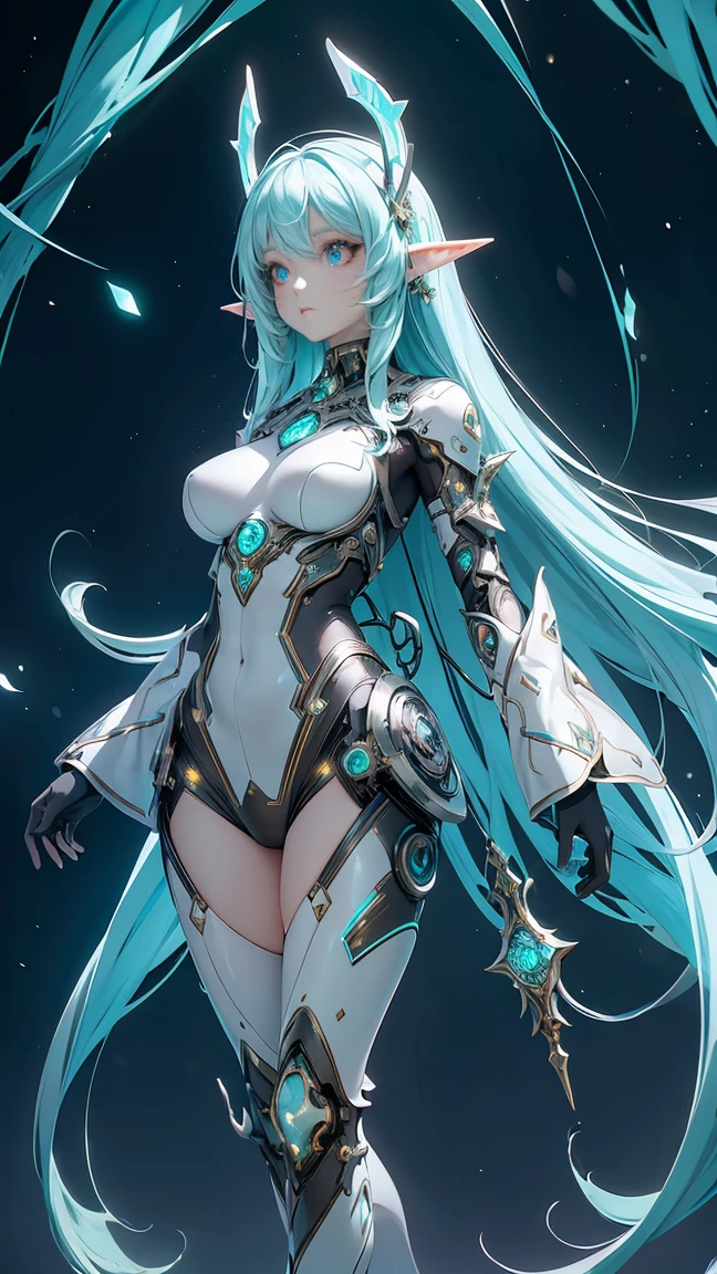 perfect doll, scale up, masterpieces, 16k, hyper detailed, perfect body shape, corrupted, perfect lighting, anime CG, seducing, original character, neon around, colorful, perfect color combo, 1:1.6 body ratio, fantasy world, mythic world, new meta