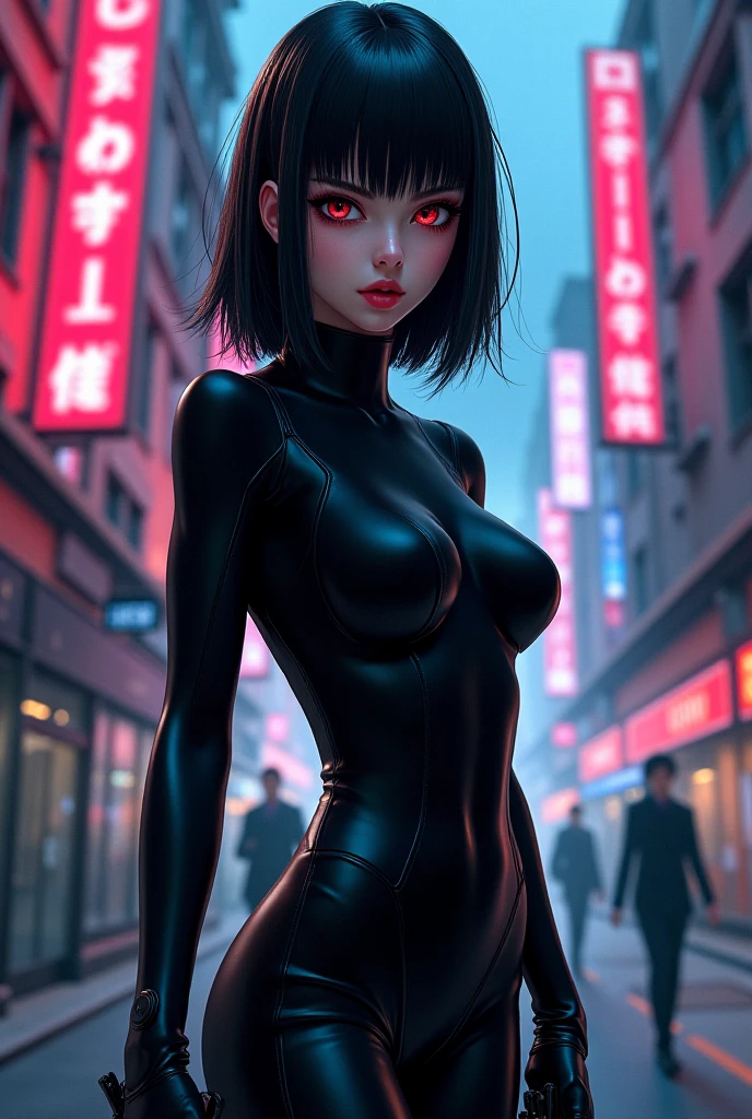 tokyo ghoul girl anime dark black lady in hand