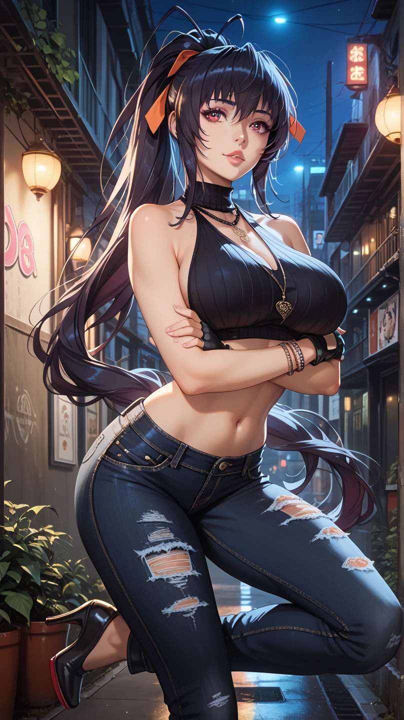 Top quality, masterpiece, from_below, look_at_viewer, look_down, masterpiece, highly detailed 8k CG unit, movie lighting, Miao Qingqing, 1 girl, swimsuit, solo, slot machine, chest, sun, sky, cleavage, clouds, single blade, dark blue hair, casual one-piece swimsuit, white one-piece swimsuit, big, hair over the shoulder, cowboy shot, from below, from the front, looking at the viewer, Chamale, jumping, dynamic poses, turning to the viewer, huge breasts, huge buttocks, curvaceous, thick thighs, hair camel toe, blush, sweat drops, standing, hands covering the chest, beach, sea, sunlight,