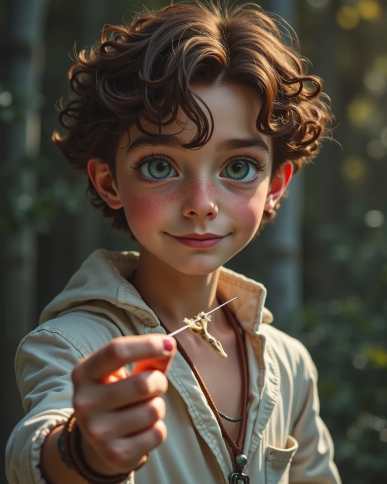 High resolution masterpiece best quality portrait close-up, handsome boy, perfect face, red eyes, short hair, detailed outfit, detailed background scenery