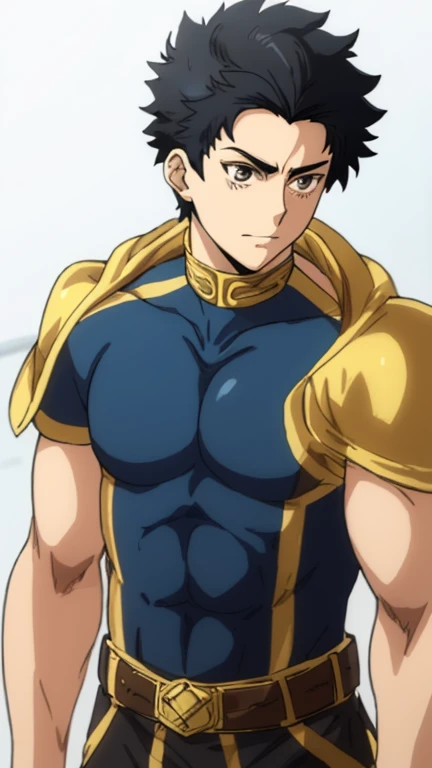 Ozymandias. A sexy dark man. You have very strong pectorals and muscles. It's brown, moreno, he doesn't have a shirt. A NICE BIG CROTCH, STRONG MUSCLES AND PECTORALS. Kabedon Pov, BEHIND YOUR BACK IS THE ROOF.