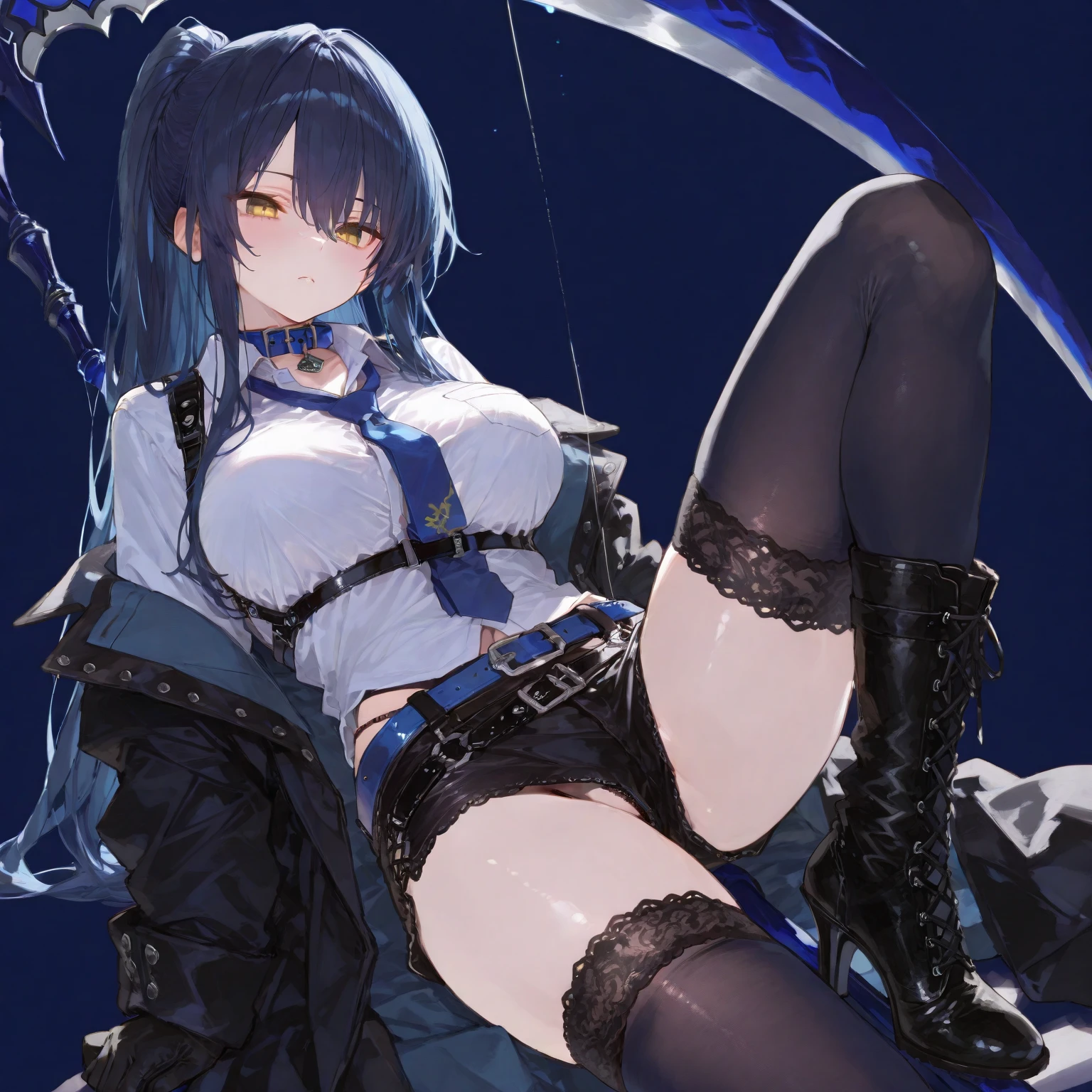 A perverted wizard who loves sex and wears a lewd lace leotard、garter belt、Whip whip 、Estrus、BDSM