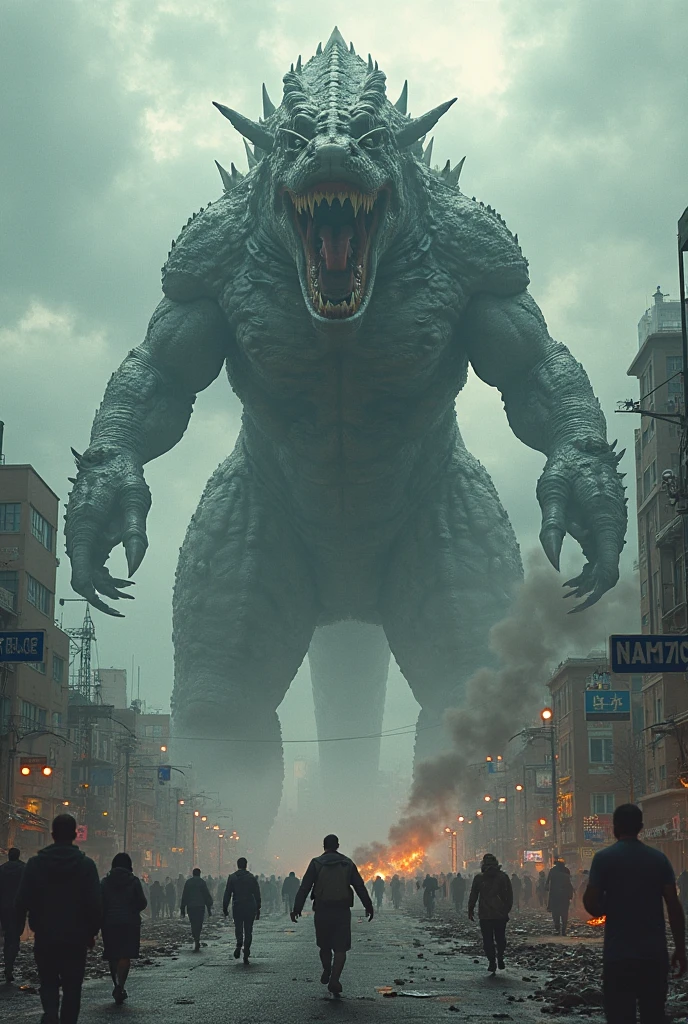 New york destroyed by monster