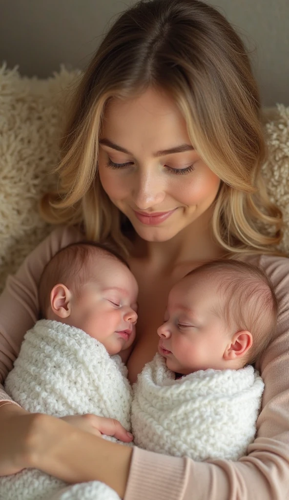 Caucasian、female、Blonde、baby