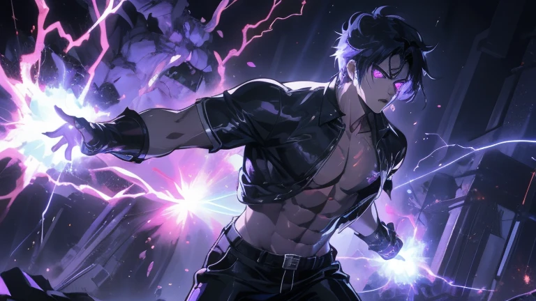 Ultra muscular male, muscles swelling, shirt ripping apart from muscle ...